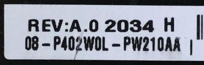 KIT DE TARJETAS PARA TV TCL SMART TV / MAIN 08-CS65CUD-OC400AA / 40-RT73M1-MAC2HG / RTD2873 / T-CON 34291100AS / 34.29110.0AS / DRIVER 08-D65R630-DR200AA / 40-D65R63-DRB2LG / FUENTE 08-P402W0L-PW210AA / 40-P402HL-PWA1CG / PANEL LVU650NDHL / MODELO 65R635 - Imagen 2